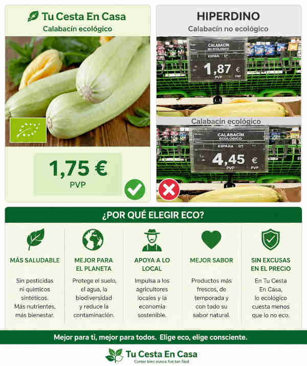 Calabacín ecológico