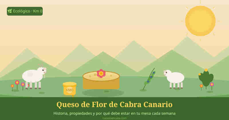 Queso de Flor de Cabra Canario