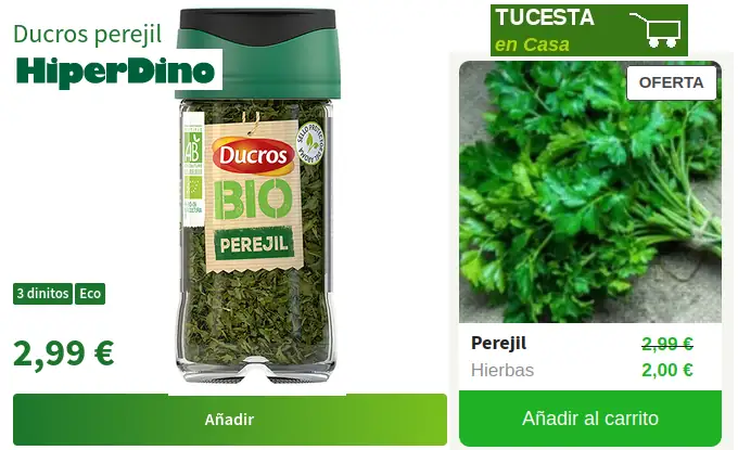 Perejil Eco: más barato que en Los Super 2 Perejil Eco: más barato que en Los Super